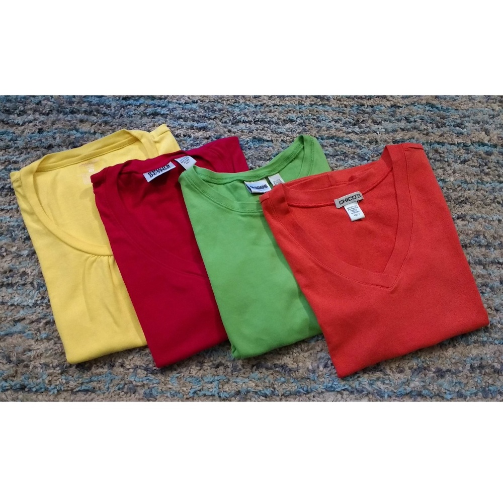 Set of 3 Chico Tees size 1 + Bonus